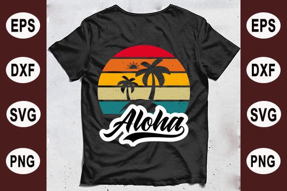 Aloha Summer T-Shirt Design Graphics Review