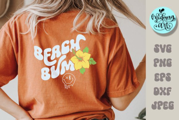 Beach Bum SVG Graphics for Summer T-Shirt Designs