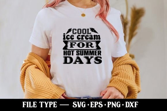 Cool Ice Cream Graphics for Summer T-Shirt Designs