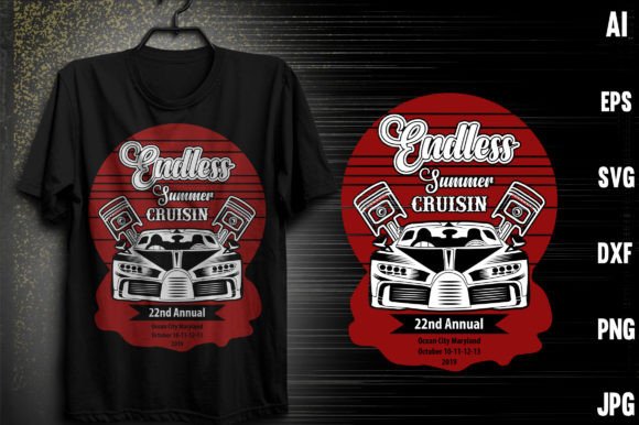 Endless Summer Cruisin Graphics & T-Shirt Designs