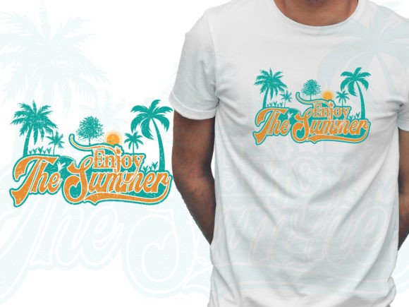 Enjoy the Summer Vintage Graphics & Print Templates