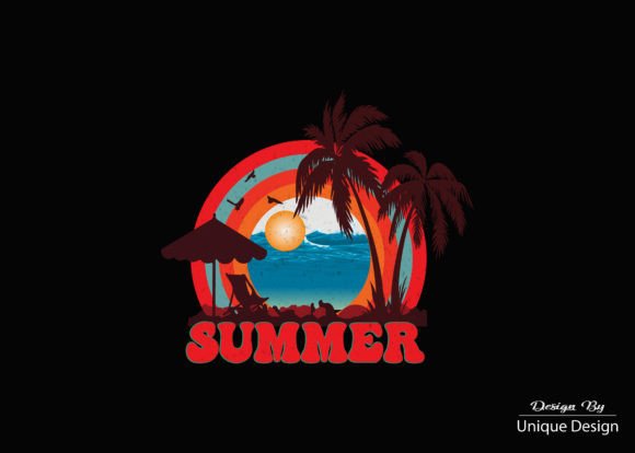 Eye-Catching Summer Design: Graphics & T-Shirt Designs