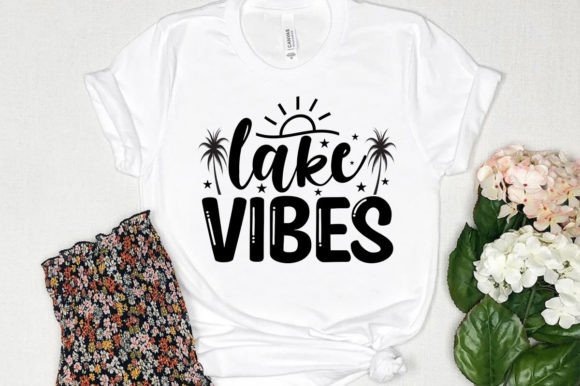Lake Vibes Summer SVG T-shirt Design Graphics Review