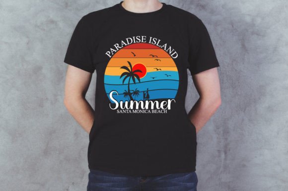 Paradise Island Graphics for T-Shirt Designs
