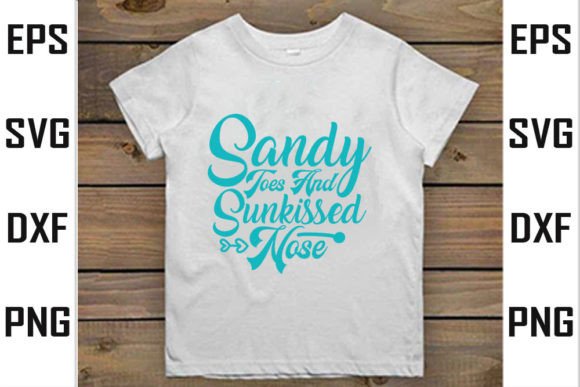Sandy Toes & Sun K: Graphics for T-Shirt Designs