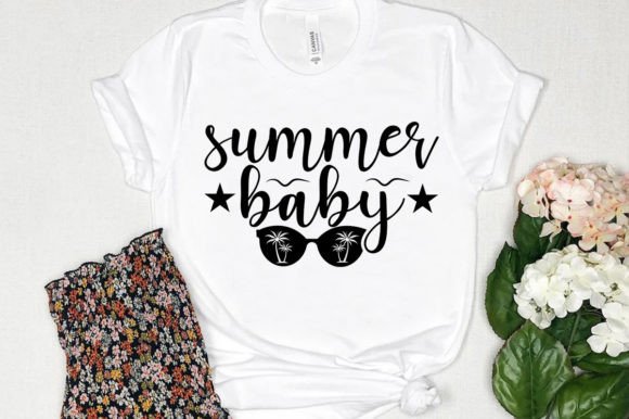 Summer Baby SVG Graphics for T-Shirt Designs