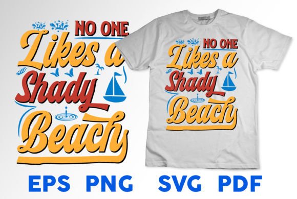Summer Beach Typography T-Shirt Designs Graphics Review