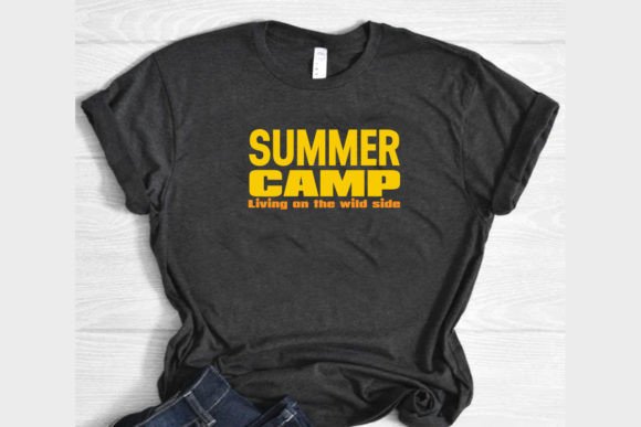 Summer Camp Living on the Wild Side Graphics & T-Shirt Designs