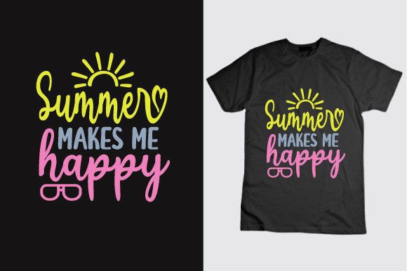 Summer Makes Me Happy 2022 T-Shirt Graphics Review