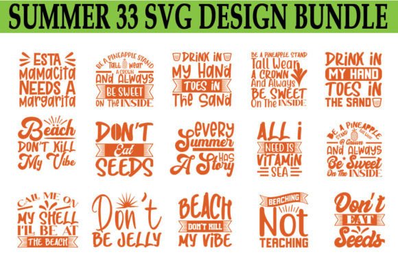 Summer Quotes Designs Bundle: Graphics & T-Shirt Review