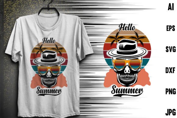 Summer Skull T-shirt Design: An Embroidery Review