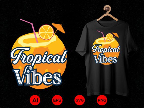 Summer T-shirt Design 29 Graphics for Tropical Vibes