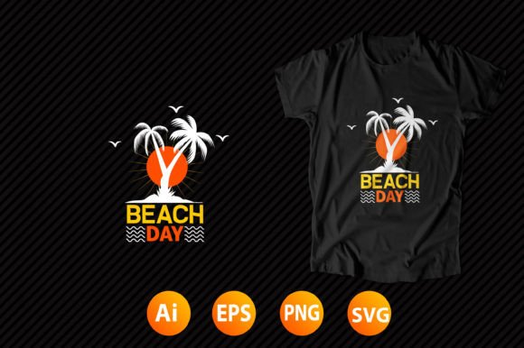 Summer T-shirt Design 46: Graphics for Editorial Use