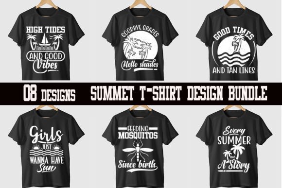 Summer T-shirt Designs Bundle Review