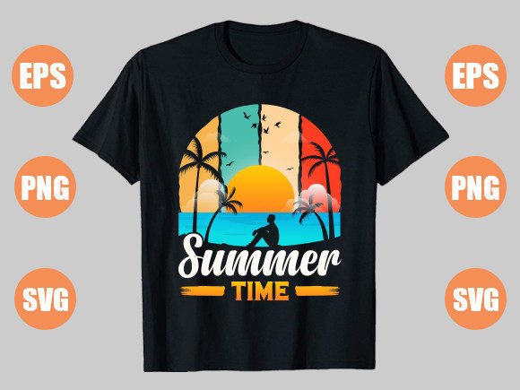 Summer Time Graphics: A T-Shirt Design Asset Review